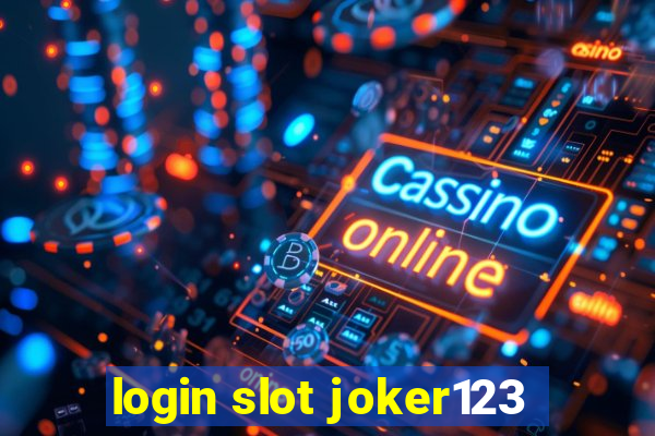 login slot joker123