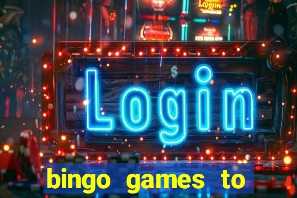 bingo games to play for free