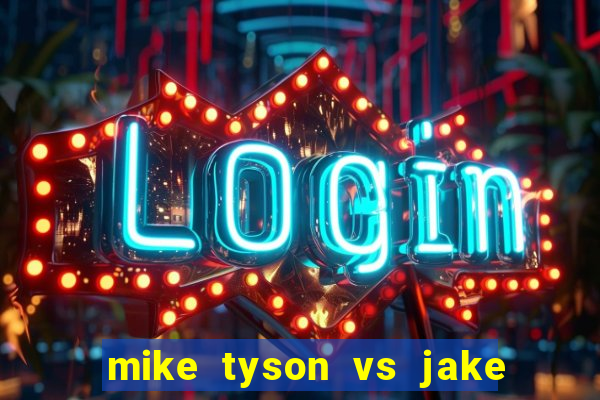 mike tyson vs jake paul assistir online