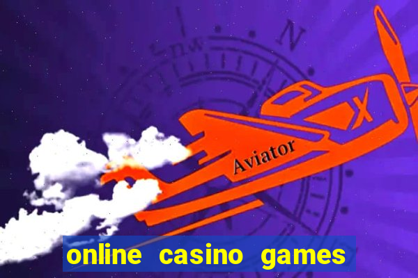 online casino games real money