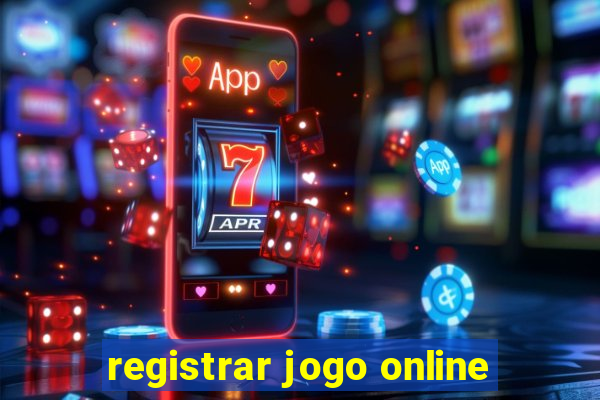 registrar jogo online