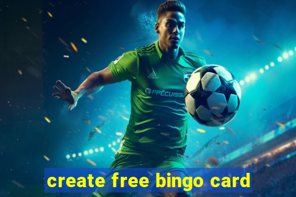 create free bingo card