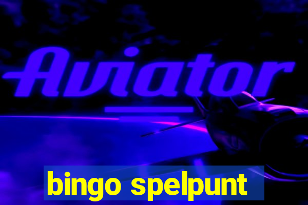 bingo spelpunt