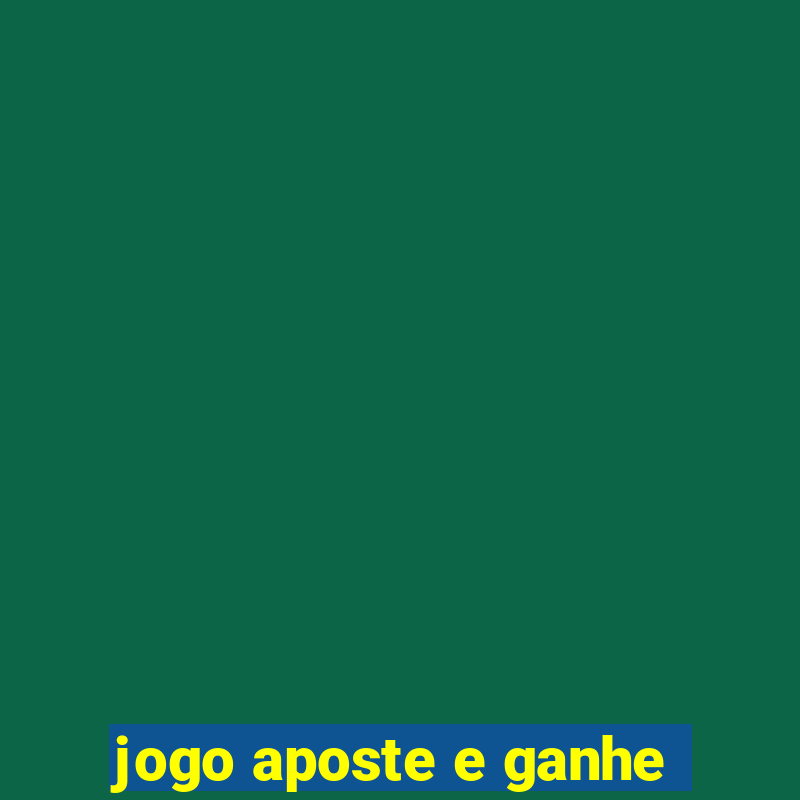 jogo aposte e ganhe