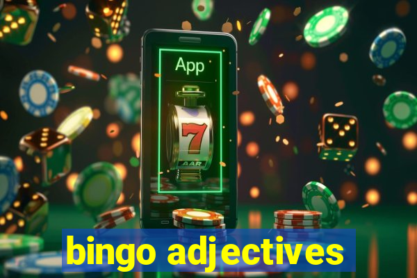 bingo adjectives