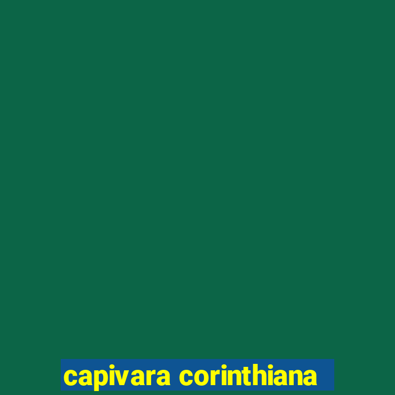 capivara corinthiana