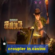 croupier in casino