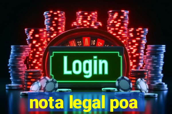 nota legal poa