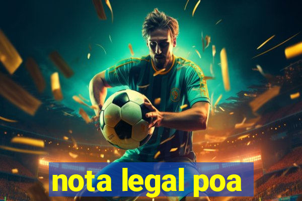 nota legal poa