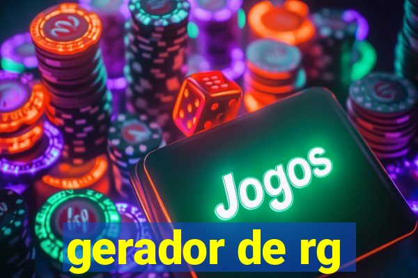 gerador de rg