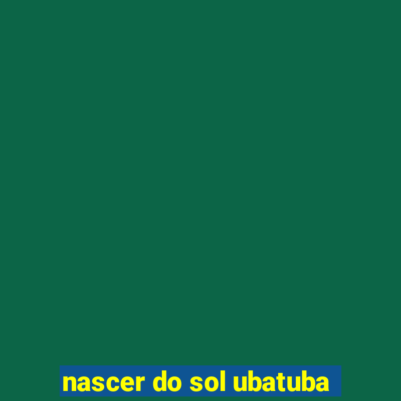 nascer do sol ubatuba