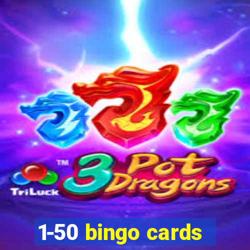 1-50 bingo cards