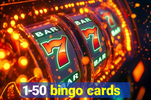 1-50 bingo cards