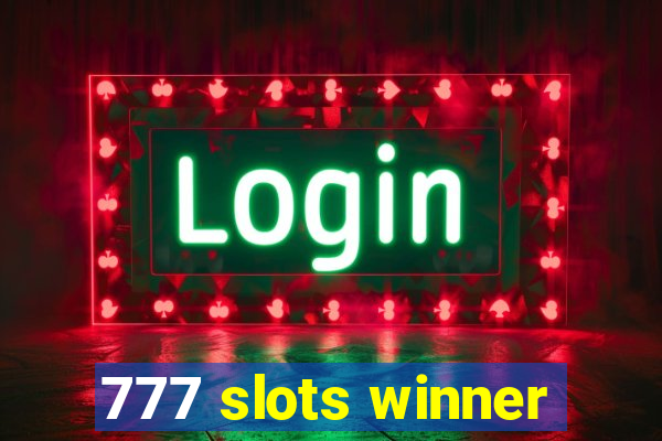 777 slots winner