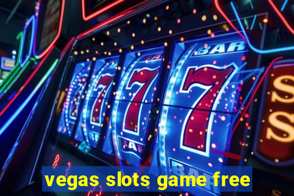 vegas slots game free