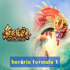 horário formula 1