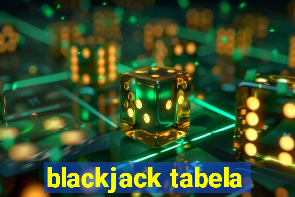 blackjack tabela