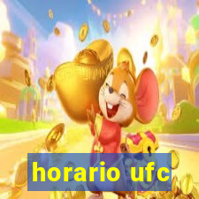 horario ufc