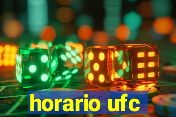 horario ufc