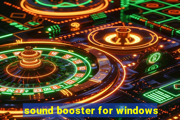 sound booster for windows