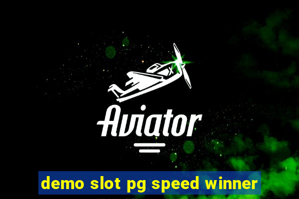 demo slot pg speed winner