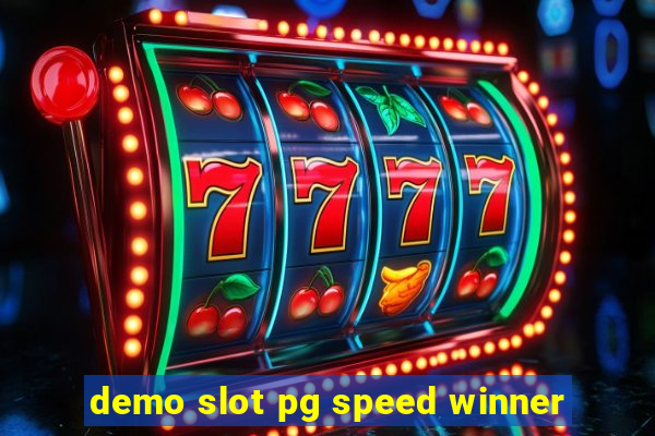 demo slot pg speed winner