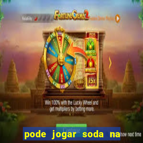 pode jogar soda na pia da cozinha