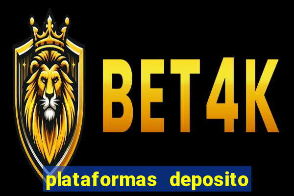 plataformas deposito 1 real