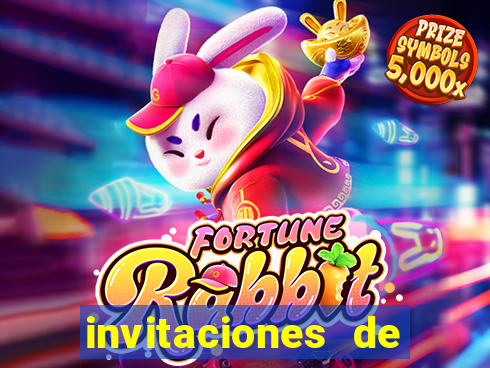 invitaciones de bingo para editar