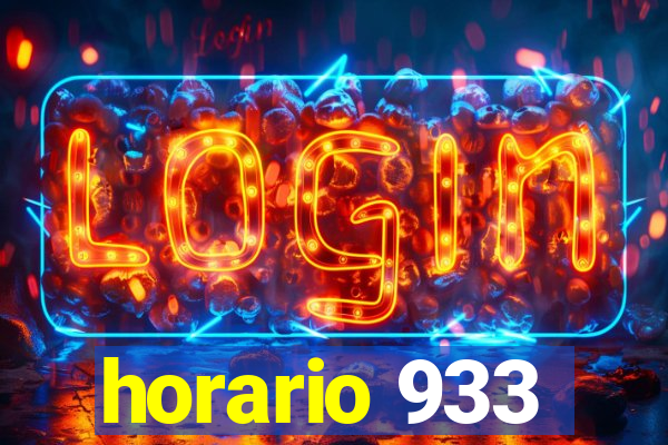 horario 933