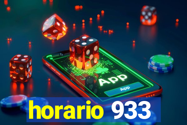 horario 933