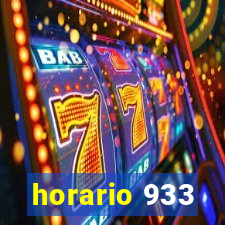 horario 933