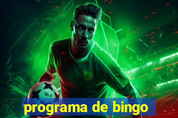 programa de bingo