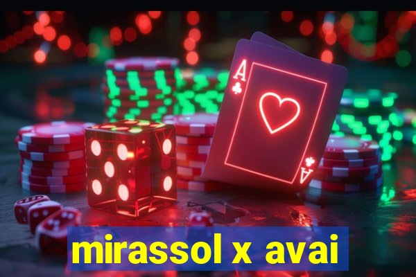 mirassol x avai