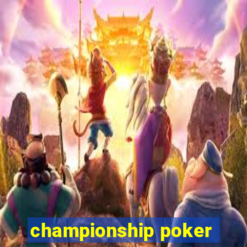 championship poker