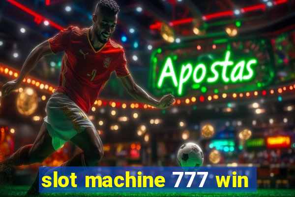 slot machine 777 win