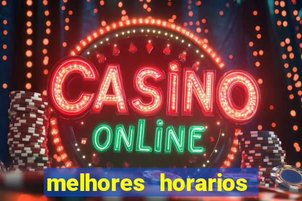 melhores horarios pagantes fortune tiger