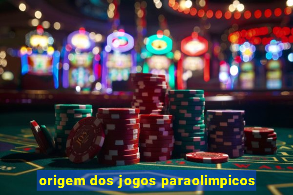 origem dos jogos paraolimpicos