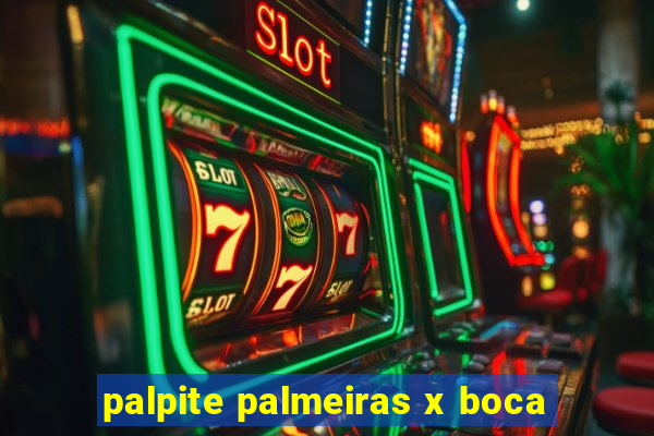 palpite palmeiras x boca