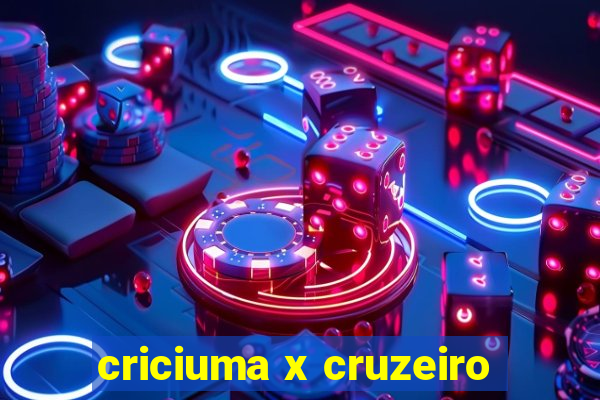 criciuma x cruzeiro