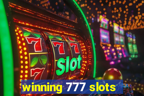 winning 777 slots