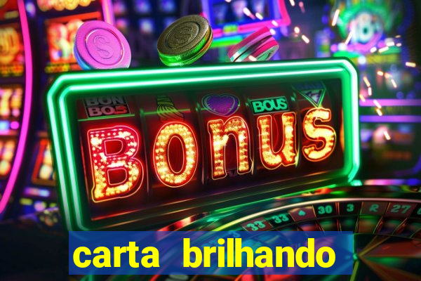 carta brilhando fortune tiger