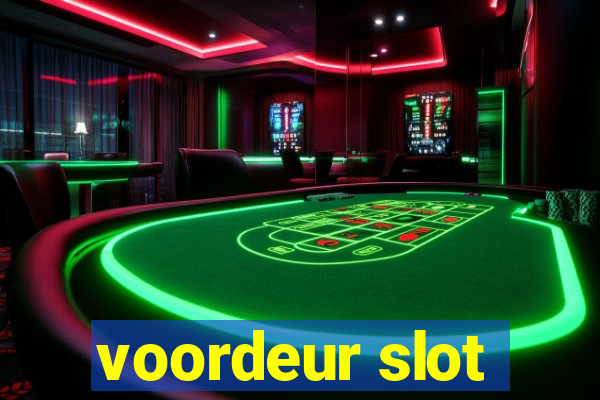 voordeur slot