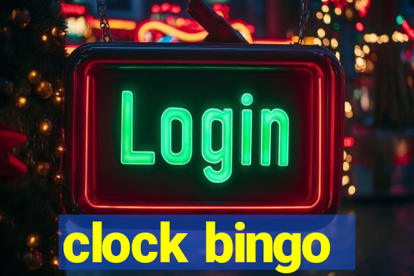 clock bingo