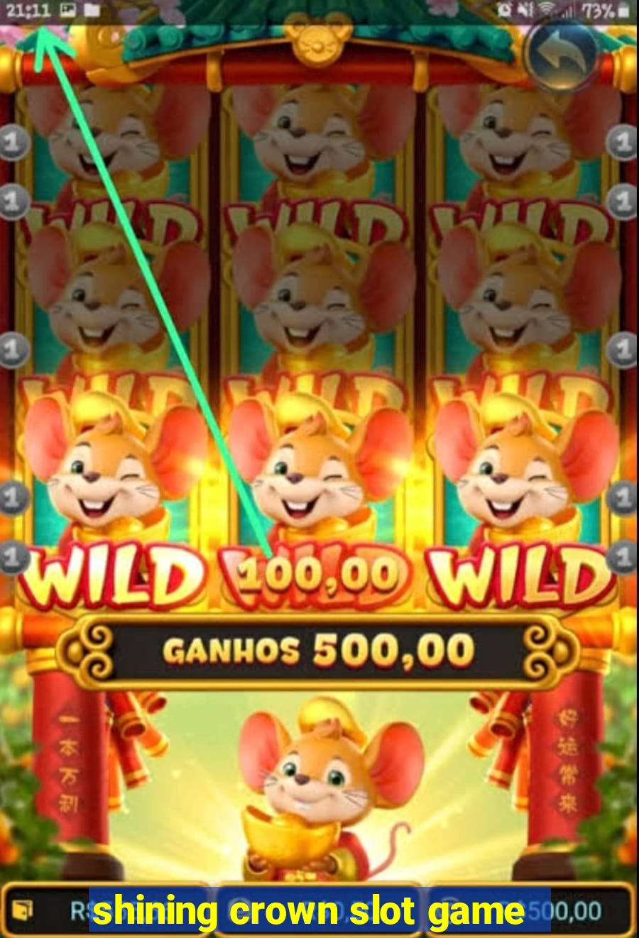 shining crown slot game