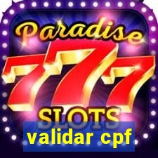 validar cpf