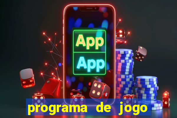 programa de jogo de futebol