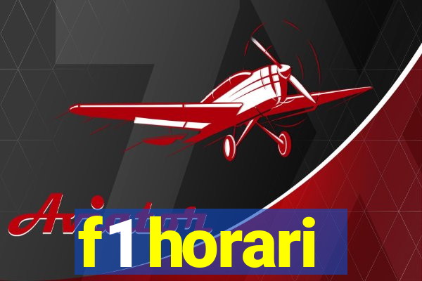 f1 horari