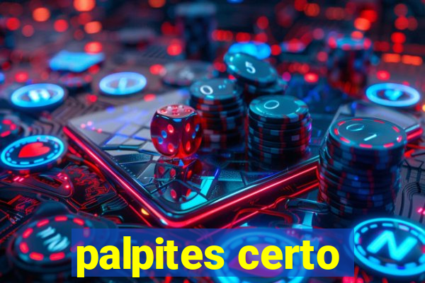 palpites certo