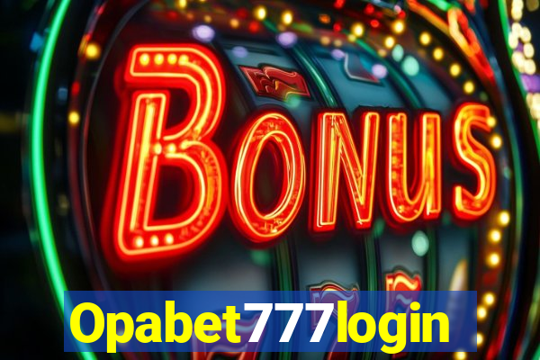 Opabet777login